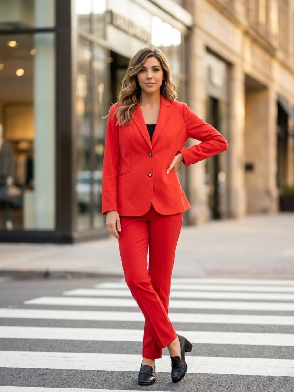 Talbot’s Red-Orange Tailored Women's Suit Jacket only - Size 20W
